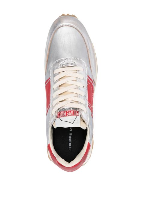 Running Tour Sneakers In Silver and Red PHILIPPE MODEL | TILUMV01